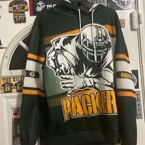 Unisex Green Bay packers hooded sweatshirt. NWOT xl.
